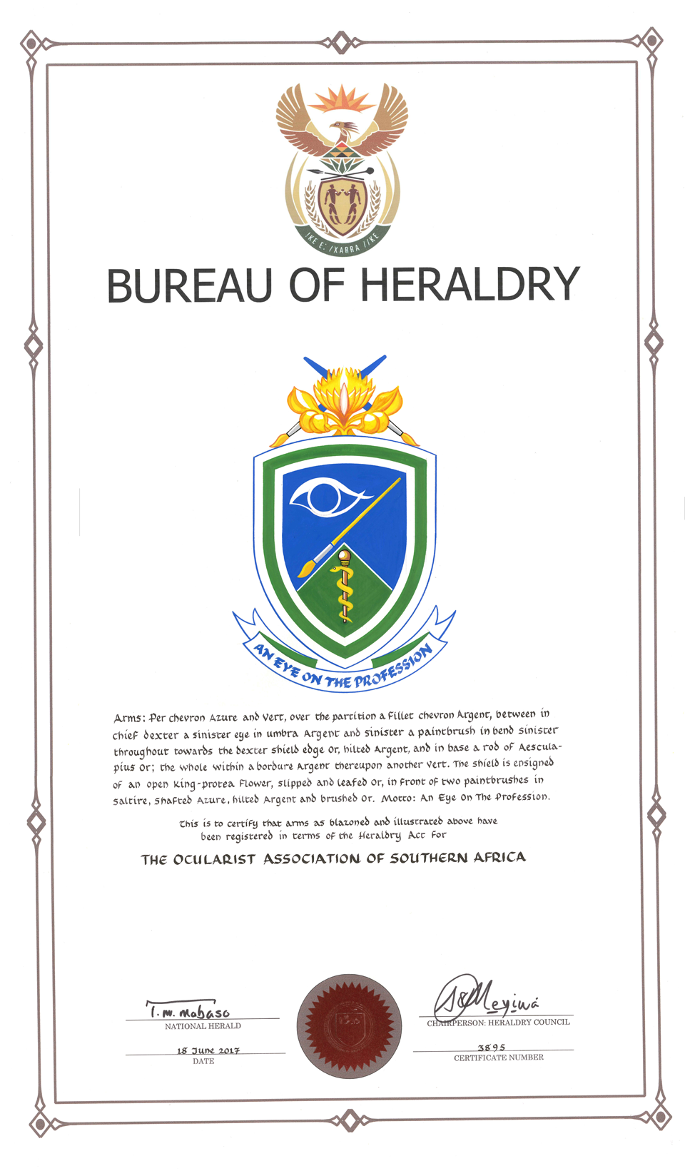 OASA Heraldry